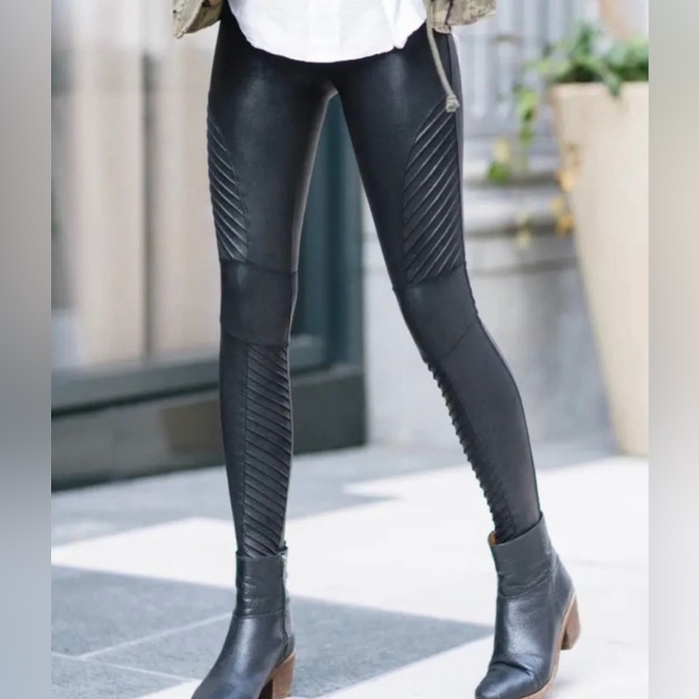 Spanx moto leggings (small)